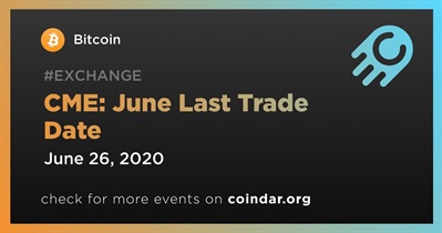 CME: June Last Trade Date