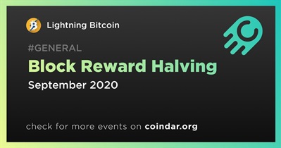 Block Reward Halving