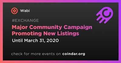 Grande campanha da comunidade promovendo novas listagens