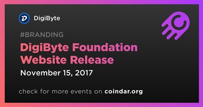 Phát hành trang web của DigiByte Foundation