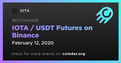 IOTA / USDT Futures on Binance