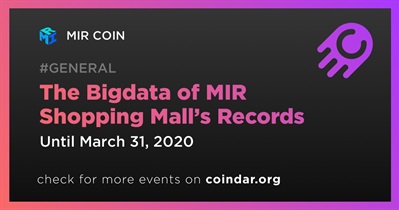 The Bigdata of MIR Shopping Mall’s Records