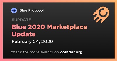 Blue 2020 Marketplace Update