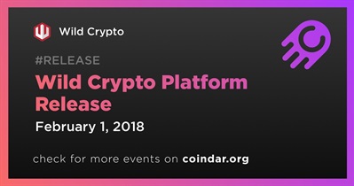 Wild Crypto Platform Release
