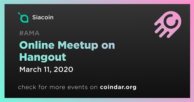 Online Meetup sa Hangout
