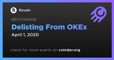 Delisting From OKEx