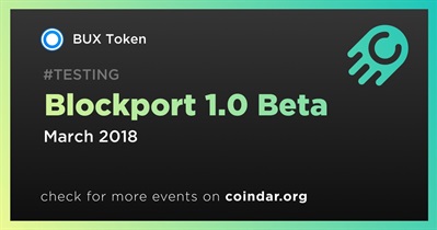 Blockport 1.0 测试版