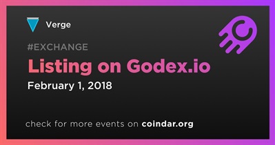 Listing on Godex.io