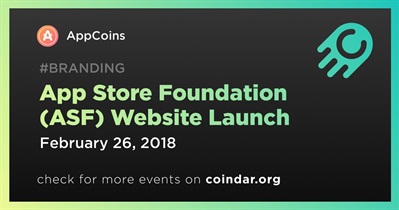 App Store Foundation (ASF) Website Launch