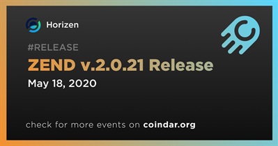 Lanzamiento de ZEND v.2.0.21