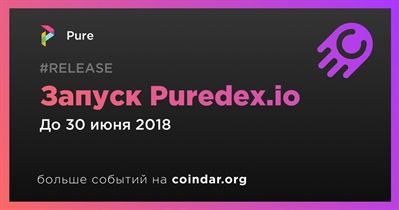 Запуск Puredex.io