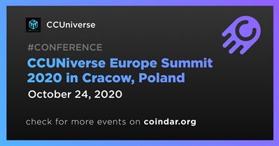 CCUNiverse Europe Summit 2020 in Cracow, Poland