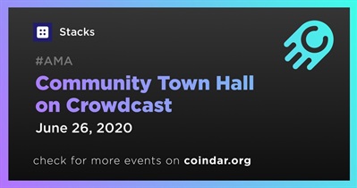 Community Town Hall on Crowdcast