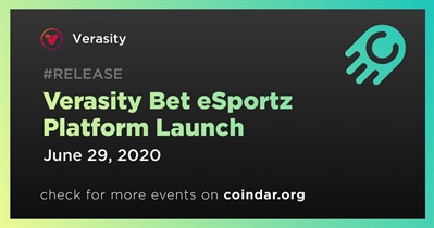 Verasity Bet eSportz Platform Launch