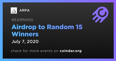 Airdrop to Random 15 Winners