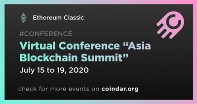 가상 컨퍼런스 “아시아 블록체인 서밋”