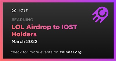 LOL Airdrop to IOST Holders