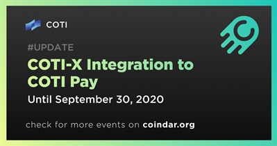 COTI-X Integration to COTI Pay