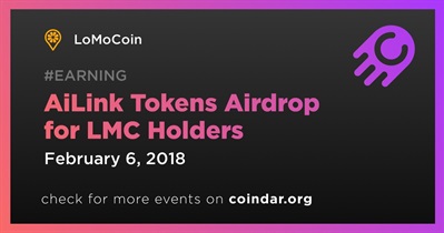 AiLink Tokens Airdrop for LMC Holders