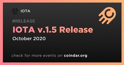IOTA v.1.5 Release