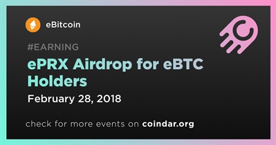 ePRX Airdrop for eBTC Holders