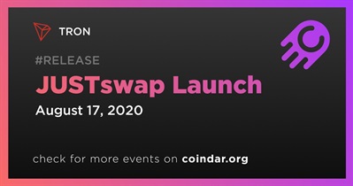 JUSTswap Launch