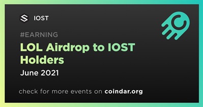 LOL Airdrop para IOST Holders