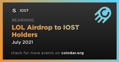 LOL Airdrop a los titulares de IOST