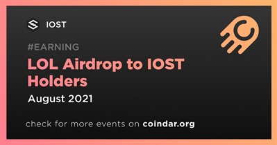 LOL Airdrop a los titulares de IOST