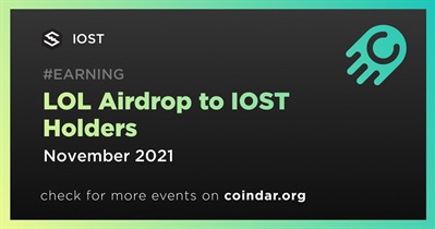 LOL Airdrop to IOST Holders