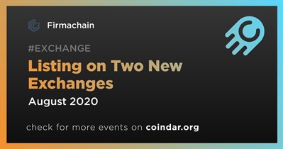 Listando em Two New Exchanges