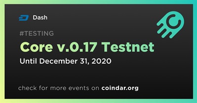 Core v.0.17 Testnet