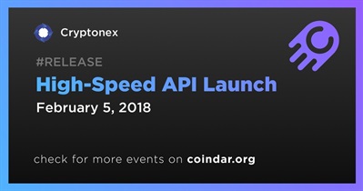 High-Speed API Launch