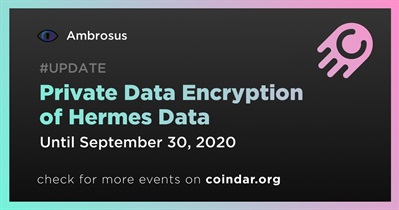 Private Data Encryption of Hermes Data