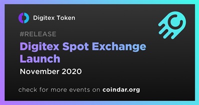 Digitex Spot Exchange Launch