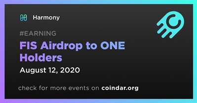 FIS Airdrop para ONE Holders