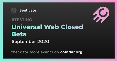 Universal Web Closed Beta