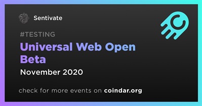 Universal Web Open Beta