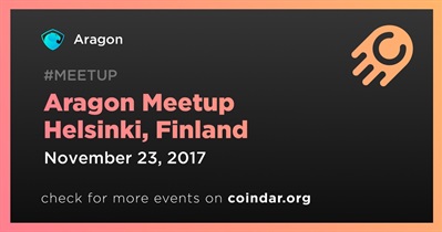 Aragon Meetup 赫尔辛基，芬兰