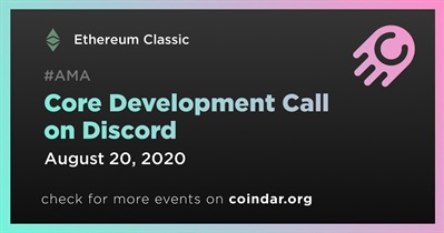 Core Development Call on Discord