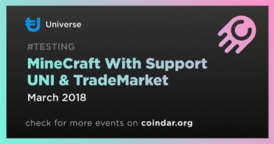 UNI और TradeMarket के समर्थन के साथ MineCraft