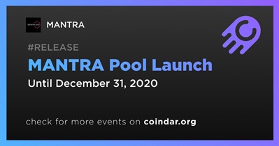 MANTRA Pool Launch