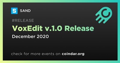 VoxEdit v.1.0 Release