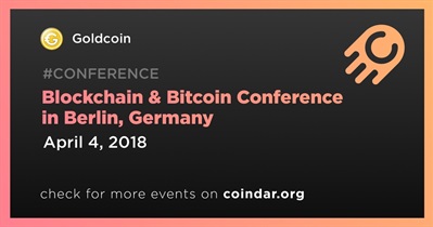 Blockchain & Bitcoin Conference in Berlin, Germany