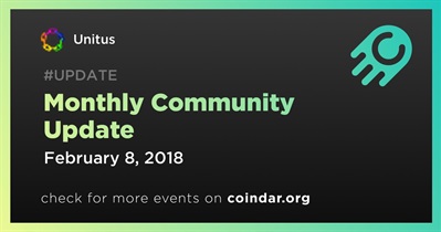 Actualización mensual de la comunidad