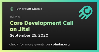 Core Development Call sa Jitsi