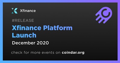 Xfinance 平台发布