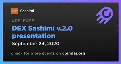 DEX Sashimi v.2.0 presentation