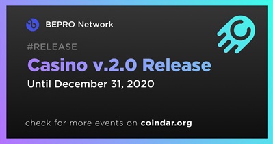 Casino v.2.0 Release