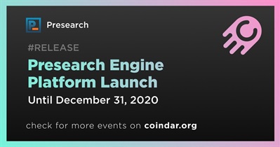 Presearch Engine Platform Launch